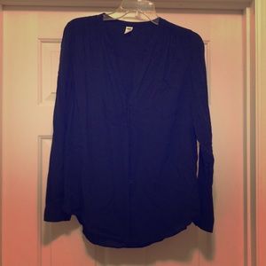 Navy blouse
